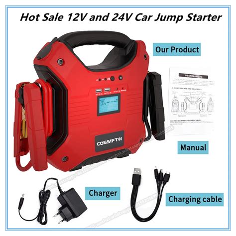 Cossiftw 12v And 24v Car Jump Starter 10000a 2024 Hot Salegreat Power