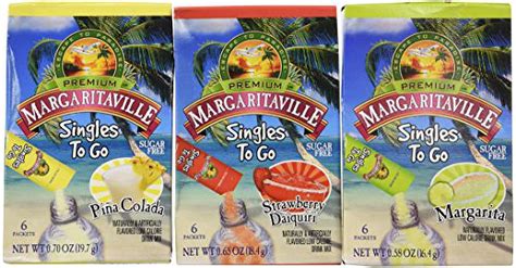 Margaritaville Singles To Go Drink Mix Ultimate Summer Variety Party Bundle Margarita Pina