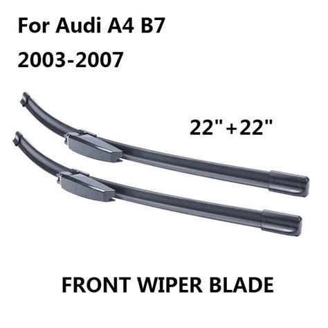 Car Accessories Front Wiper Blades For Audi A4 B5 B7 B8 B9 1994 2018 High Quality Rubber