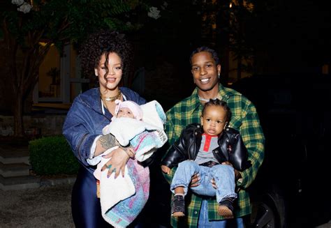 PHOTOS: Rihanna & A$AP Rocky Reveal Son's Face For 1st Time