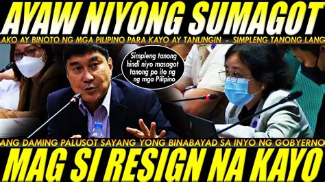 MAG RESIGN NA KAYO SAYANG ANG PASWELDO SA INYO OPISYAL NG GOBYERNO DI