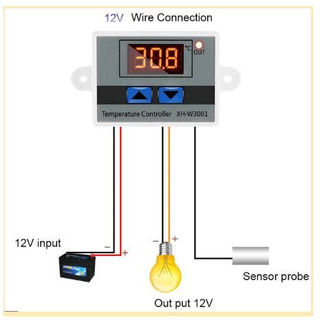 Схема подключения контроллера температуры xh w3001