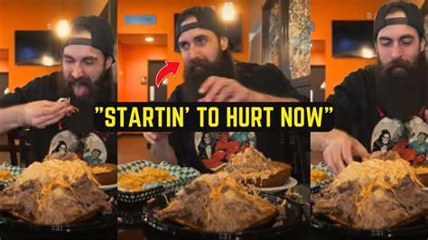 Beard Meats Food Attempts To Eat 7lbs Pork Sandwich In 45 Minutes Epic Food Challenge Youtube