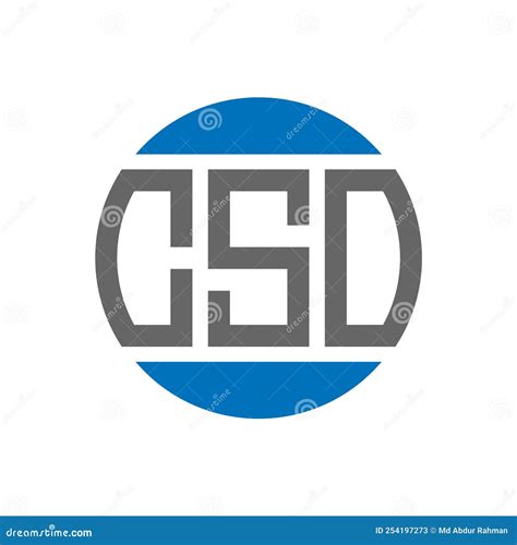 Cso Letter Logo Design On White Background Cso Creative Initials