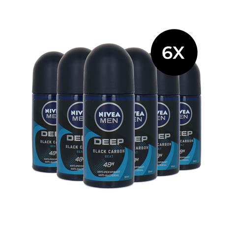 Nivea Men Deep Black Carbon Deo Roller X Ml En Ligne