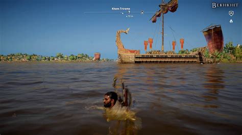 Assassins Creed Origin Ka Khem Nome Treasures Triremes Anchorage Shipwreck Youtube