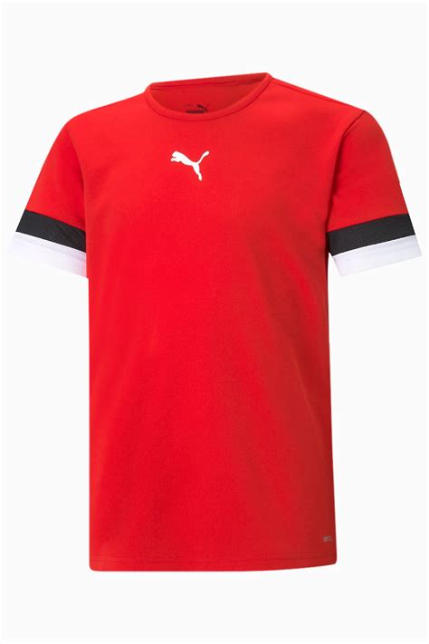 Football Shirt Puma TeamRISE Junior Red R GOL Football Boots