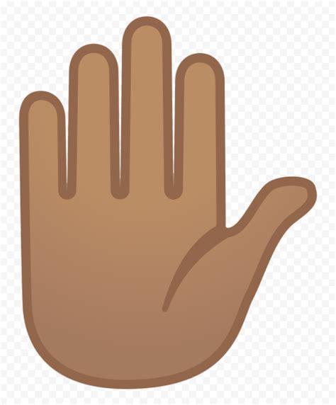 Hd Stop Hand Sign Emoji Png Citypng