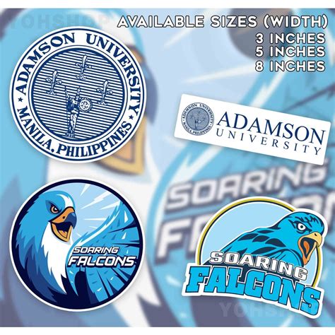 Universities Logo | Car Decal University Logo | Adamson University Logo ...