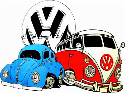 Vintage vw Logos