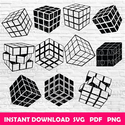 Rubik Cube Svg Rubiks Cube Svg Rubiks Cube Cricut Svg Rubik Cube Cricut