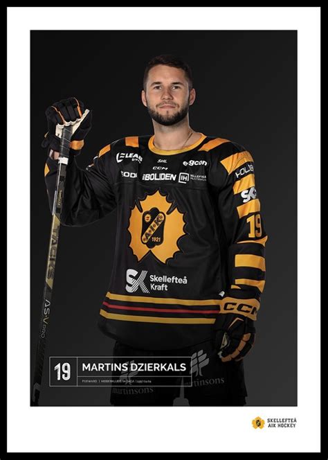 Martins Dzierkals 19 Skellefteå AIK 2023 2024 Poster Skellefteå AIK