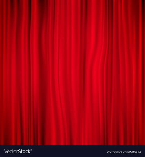 Red curtain eps 10 Royalty Free Vector Image - VectorStock