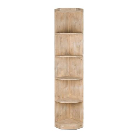 Étagère d angle 5 niveaux TRADIS en bois massif Etagere angle Bois