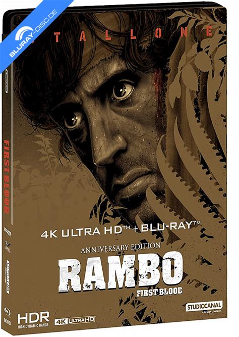 Rambo First Blood 4K Edizione Limitata Anniversario Steelbook 4K UHD