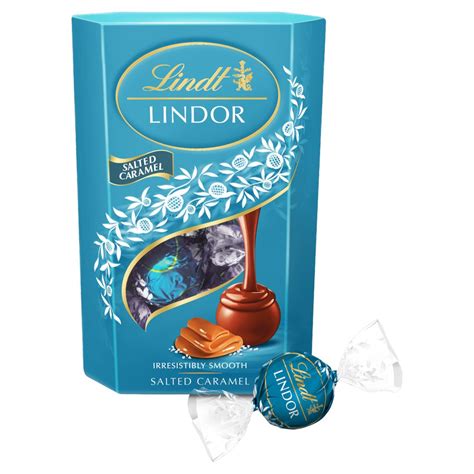 Lindt Lindor Salted Caramel Chocolate Truffles Box 200g Bestway Wholesale