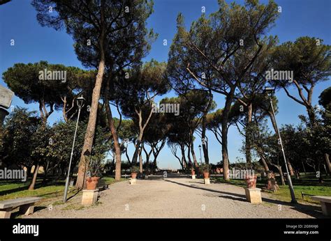 italy, rome, aventine hill (aventino), giardino degli aranci, gardens ...