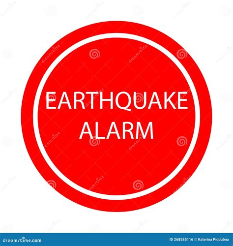 Earthquake App Alert On The Phone With Safety Guide Pulsation