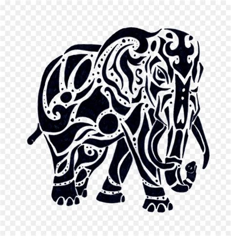 Free Tribal Elephant Svg Svg Png Eps Dxf File