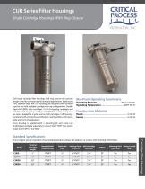 L Ment Filtrant De Liquide Eps Critical Process Filtration