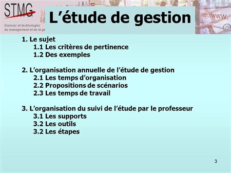 Exemple D Etude De Gestion Stmg