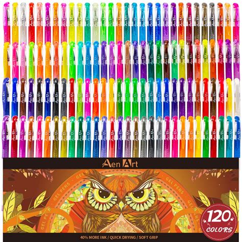 Amazon Aen Art Gel Pens For Adult Coloring Books Gel Pen Set