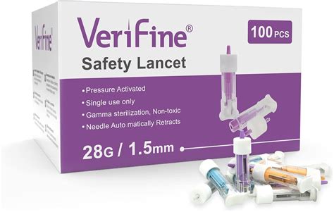 Amazon Verifine Comfort Lancets For Diabetes Testing Sterile