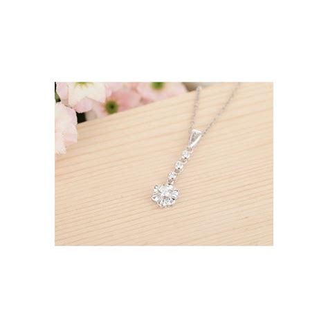 Dangling Diamond Journey Pendant On K White Gold Jeenjewels