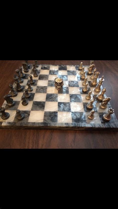 Solid Silver Chess Set - Etsy