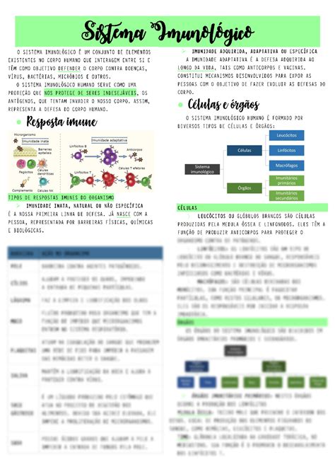 SOLUTION Sistema Imunol Gico Studypool