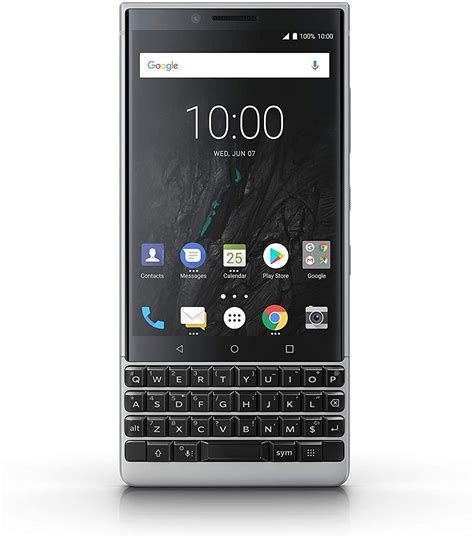 BlackBerry Key2 BBF100-6 64GB/6GB Dual Sim Factory Unlocked - Silver | Walmart Canada