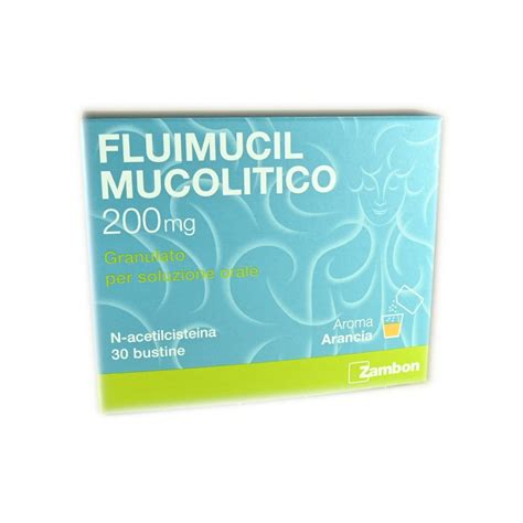 Fluimucil Mucolitico Mg Granulato Per Soluzione Orale Bustine