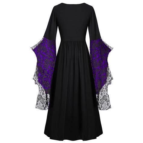 Womens Medieval Queen Vitorian Dress Gothic Ball Gown Renaissance Royal