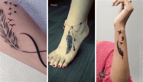 Tatuajes Con Plumas Hermosos Y Modernos Mujer Saludable Todo