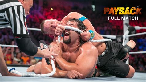 John Cena Vs Rusev U S Title I Quit Match WWE Payback 2015 Full