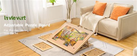 Lavievert Planche De Puzzle R Glable Avec Plateaux De Tri Et