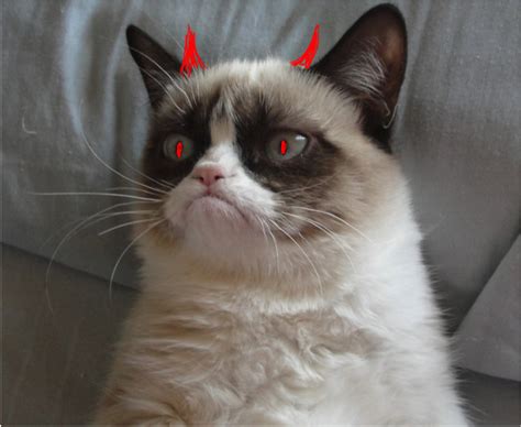 Devil Cat Grumpy Cat