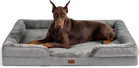 Bedsure Sofá Perro Ortopédica Extra Grande Cama Perro Viscoelastica y