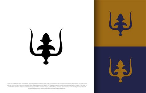 Simple Trident Poseidon Company Logo Design 24348890 Vector Art at Vecteezy