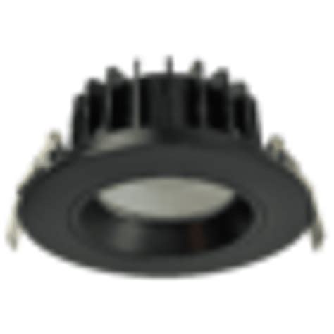 Led Regress Luminaire Round High Output Selectable Cct Black