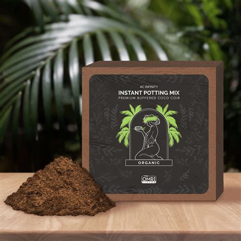 Coco Coir, Instant Potting Mix, 2 lb. - AC Infinity