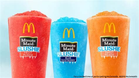 McDonald's Serves Up New Minute Maid Sweet Peach Slushie, Brings Back ...