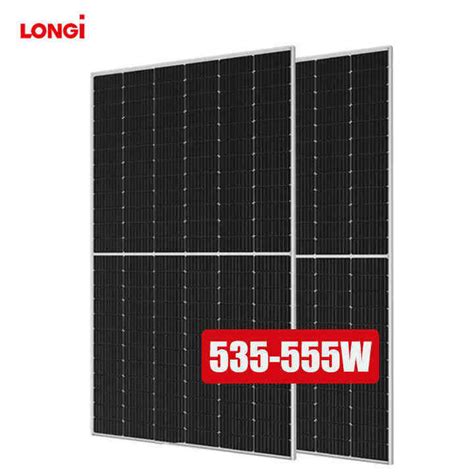 Longi Hi Mo Solar Cell Pv Panels Module W Lr Hbd Double Glass