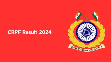 Crpf Result To Be Out Soon Check Result Of Constable Direct Link