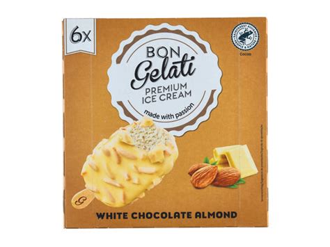 Bon Gelati R Gelado De Chocolate Branco E Am Ndoa Morango Lidl