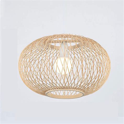 Wicker spherical pendant light | Satulight