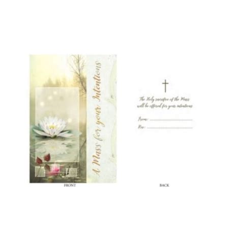 Wide Range Of Mass Intention Cards Online Christian Supplies Shop