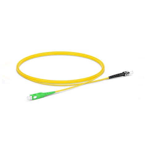 Fiber Patch Cable Sc Apc To St Upc Single Mode Simplex Shop Fiber