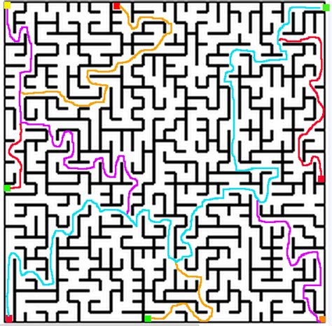 Aldous-Broder Maze Algorithm Visualization : r/oddlyunsatisfying