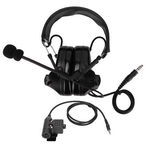 Mm Plug Military Headset Noise Cancelling Sound Amplification